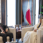 وزير الخارجية السوري يدعو من الدوحة لرفع العقوبات عن دمشق