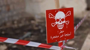 خطر الأسلحة غير المتفجرة في سوريا
