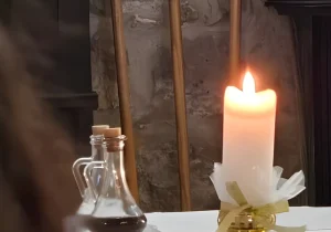 شمعة من إحدى الكنائس في سوريا